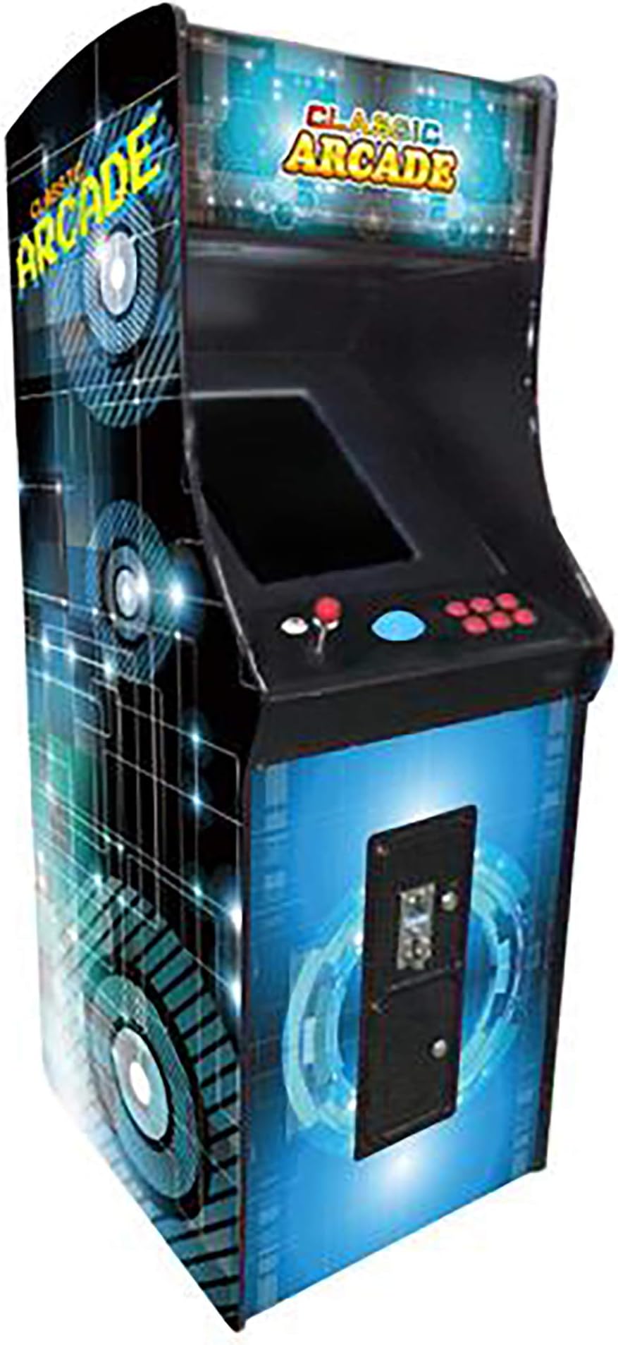 Creative Outdoor Distributor Full Size Upright Arcade Machine Game with TrackBall and Free STOOLS (412 Games)