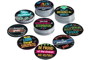 Really Good Stuff Positive Affirmation Chips - 100 Pack with 50 Motivational, Encouragement, Inspirational and Kindness Sayings