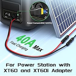 Bateria Power Solar to XT60 Charge Extension Cable
