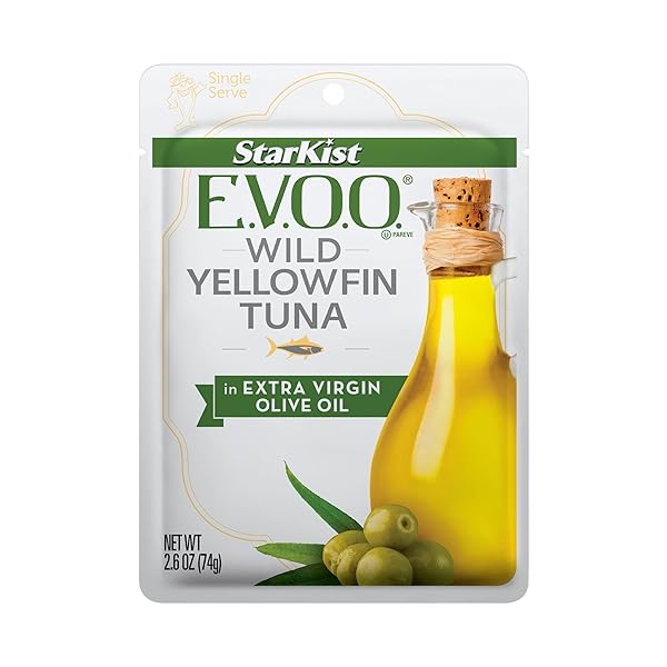 STARKIST E.V.O.O. YELLOWFIN TUNA IN EXTRA VIRGIN OLIVE...