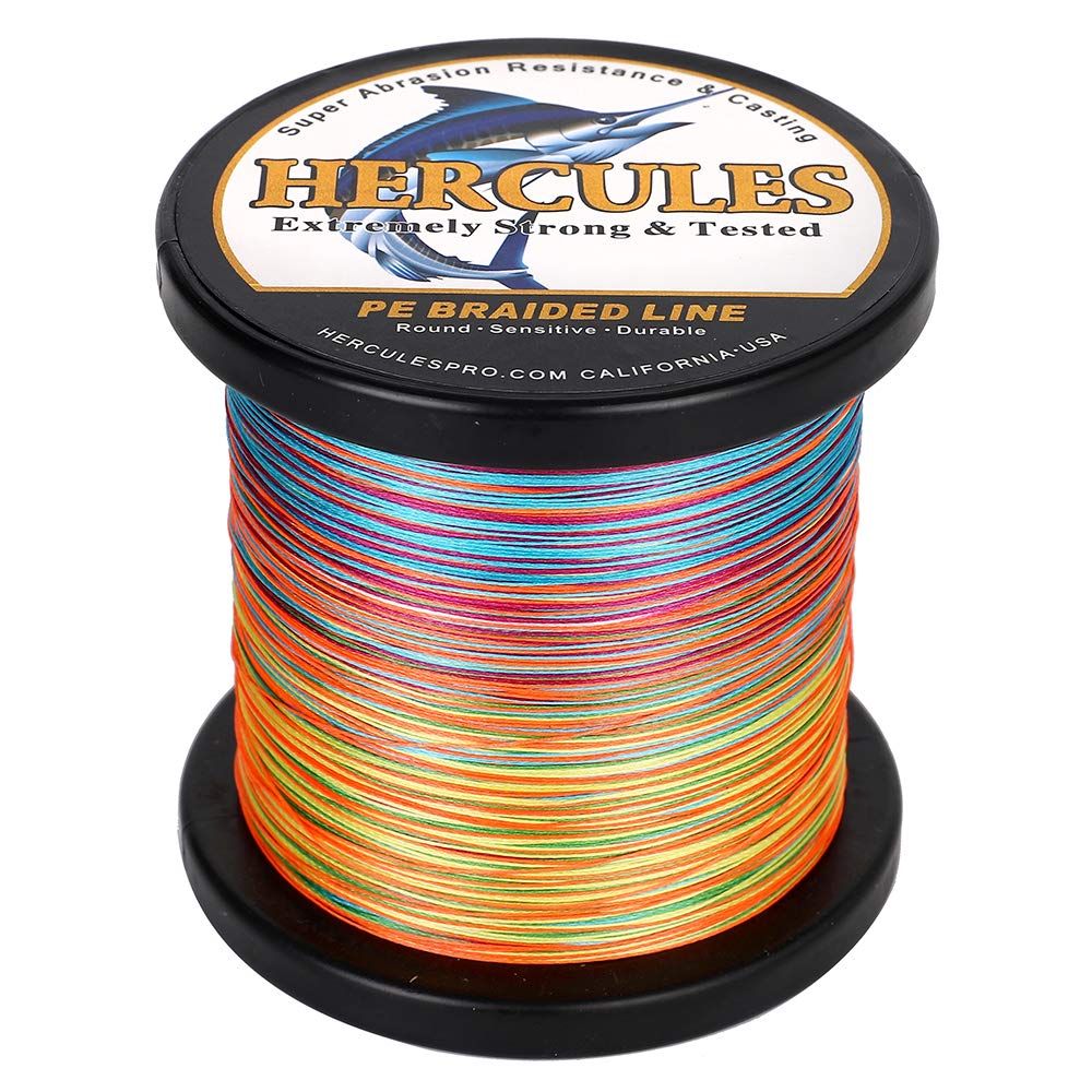 HERCULES Super Cast 300M 328 Yards Braided Fishing Line 80 LB Test for