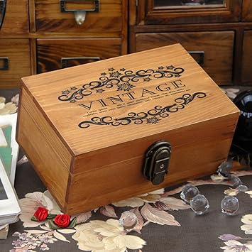 Cajas de Joyería Antiguo con Bloqueo Metal y Llave Pecho ...