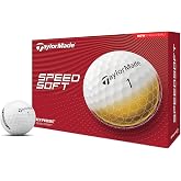 TaylorMade SpeedSoft Golf Balls, Maximum Distance with Ultra-Soft Feel, Perfect for Off the Tee and Around the Green