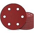 Awutzut 9 Inch 6 Hole Sanding Discs 400 Grit Hook and Loop for Drywall Sander 15PCS