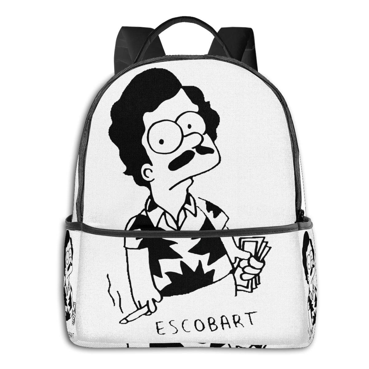 Backpack Pablo Escobar Simpsons Escobart Laptop Backpack Fashion Theme School Backpack