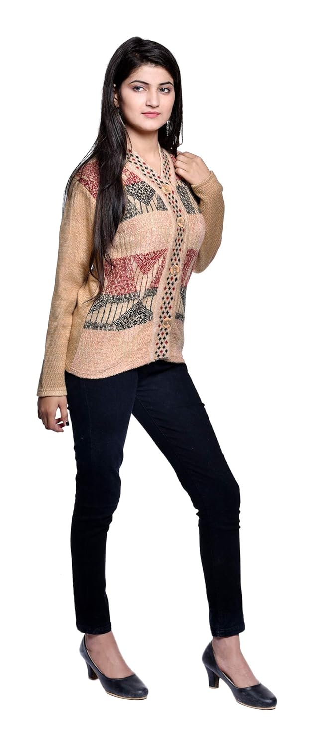 pilot full sleeve women's woolen cardigan