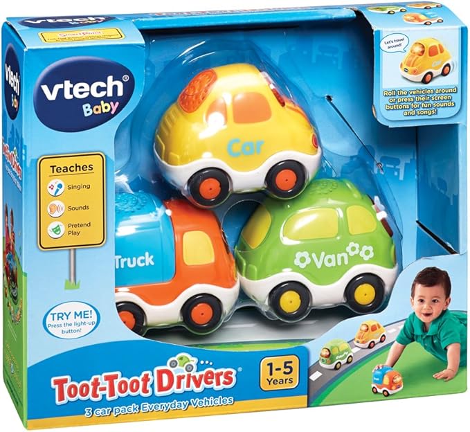 vtech toot toot emergency vehicles set