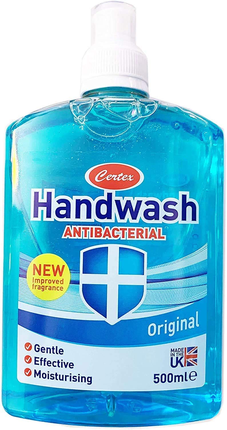 Certex Antibacterial Hand Wash Blue Pack of 1-500ml