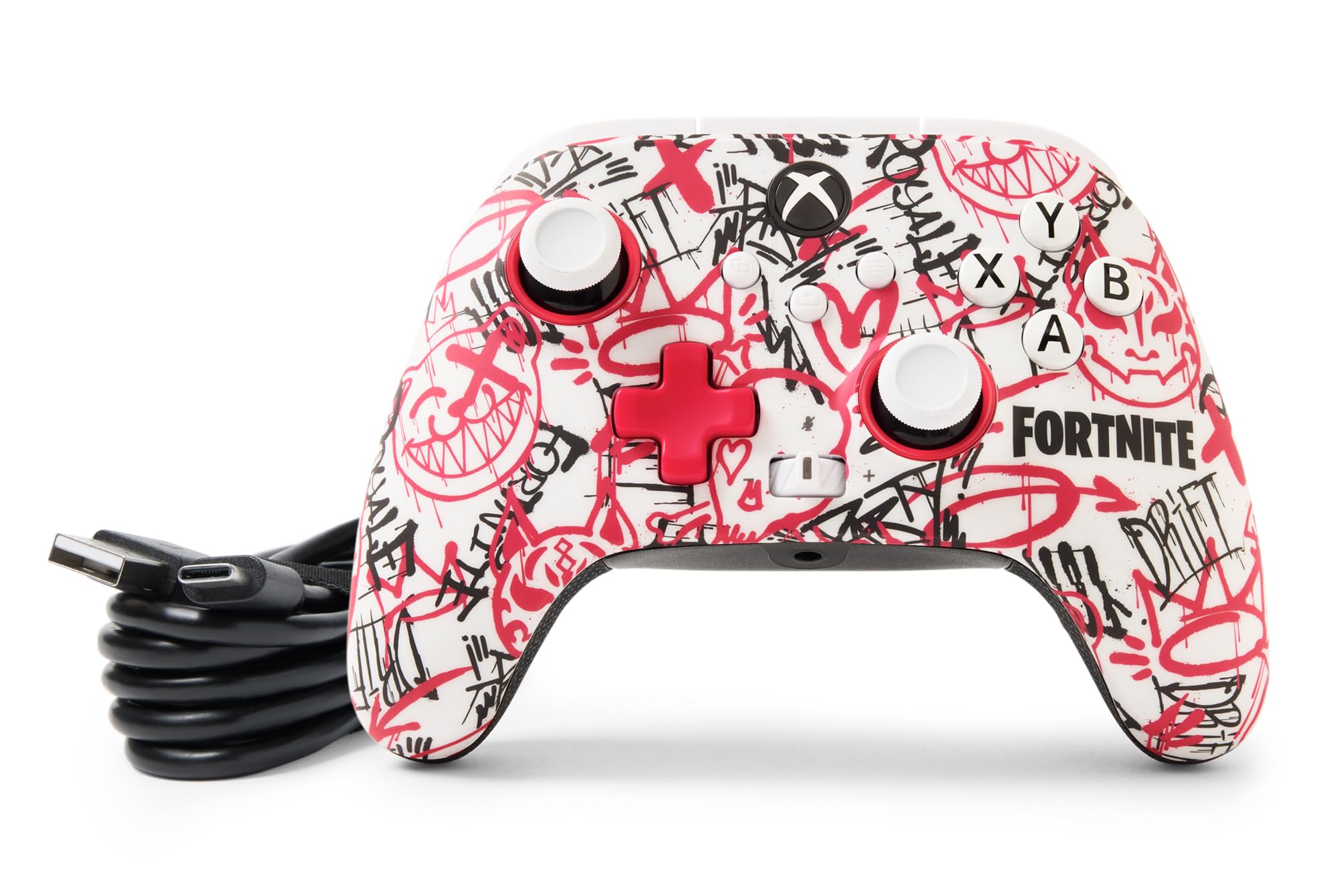 PowerA Wireless Controller for Xbox Series X|S - Fortnite SE, bonus virtual item included, hall effect thumbsticks, low latency wireless, Officially Licensed - for Xbox Series X|S and works on Xbox One and Windows 10/11, Bonus Virtual Item Included