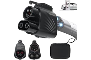 TELATEFE NACS to CCS Adapter Tesla Supercharger Charging Stations for Ford EVs/GM/Rivia for V3/V4 DC 500A 1000V (250KW Max)