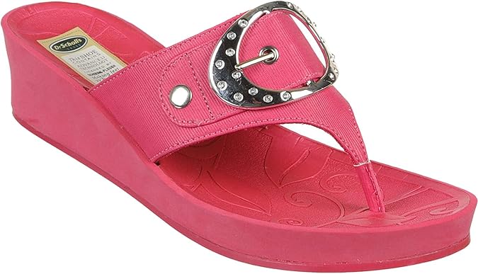 Amazon.com | Dr. Scholl's Women's Robyn Thong Sandal, Pink, 5 M US | Flip-Flops