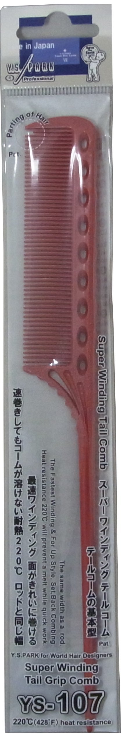 Artero Ys Park Comb Pua Plast.Red 107 (218Mm) 20 g