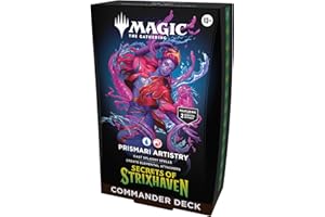 Magic: The Gathering Secrets of Strixhaven Commander Deck - Prismari Artistry (100-Card Deck, Deck Box + Accessories)