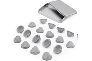 75 PCS 3/4 Inch Pipe Screens, 0.75 in Bowl Metal Screens, 100% Stainless Steel Adjustable Tapered Design Bowl Pipe Screen wit