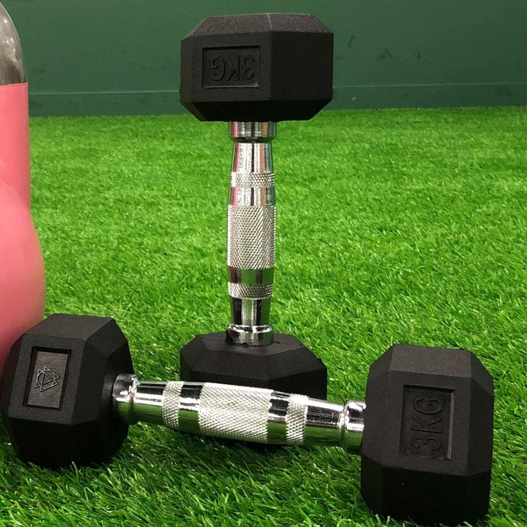 Outrivals 2x Hex Dumbbells for gym fitness workout home use