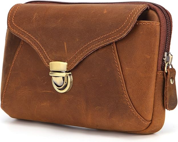 Amazon Co Jp Bellstone ベルトポーチ メンズ 本革 ウエストバッグ 横型 スマホ 小物入れ ケース Bs Bg 8163 シューズ バッグ