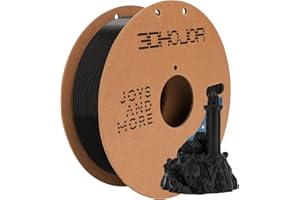 3DHOJOR 3D Printing Filament High-Speed PLA Filament 1.75mm 300mm/s 1kg Cardboard Spool Dimensional Accuracy +/- 0.03 mm Fit Most 3D FDM Printer -Black