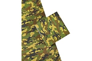 Titiweet Camo Wrapping Paper - Camouflage Wrapping Paper for Men, 4 Large Sheets Army Wrapping Paper for Birthday Christmas Holiday, 39.4 x 27.6 Inches Per Sheet (Camo)