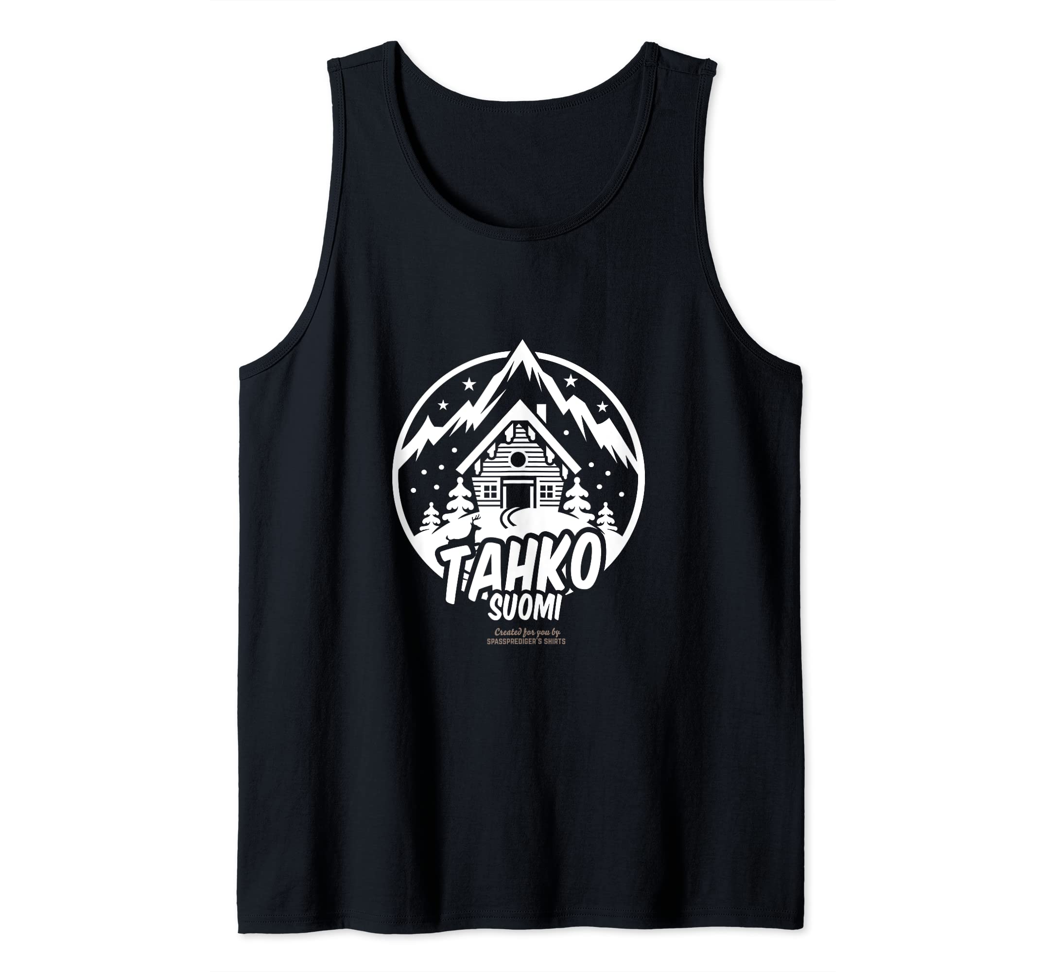 Tahko Suomi Finland Name of Ski Resort and Ski Lodge Tahko Tank Top