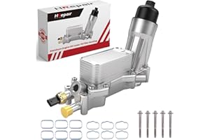 HRepair Aluminum 3.6 Oil Cooler fits for 2019-2020 Dodge Challenger Charger Journey & Jeep Cherokee Wrangler & Ram ProMaster 1500 & Chrysler 200 300 Town & Country Pacifica 3.6L V6.etc