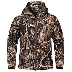 NAVEKULL Silent Hunting Clothes for Men Soft Shell