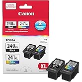Canon Genuine Ink PG-240XL Black/CL-241XL Colour, High-Yield Value Pack (2 Cartridges), Canon Ink Cartridges for PIXMA MG4220