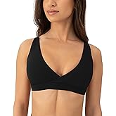 PAVOI ACTIVE V Neck Sports Bra for Women - Low Support Yoga Adjustable Straps Deep V Plunge Bra Removable Pads - FlexFlow