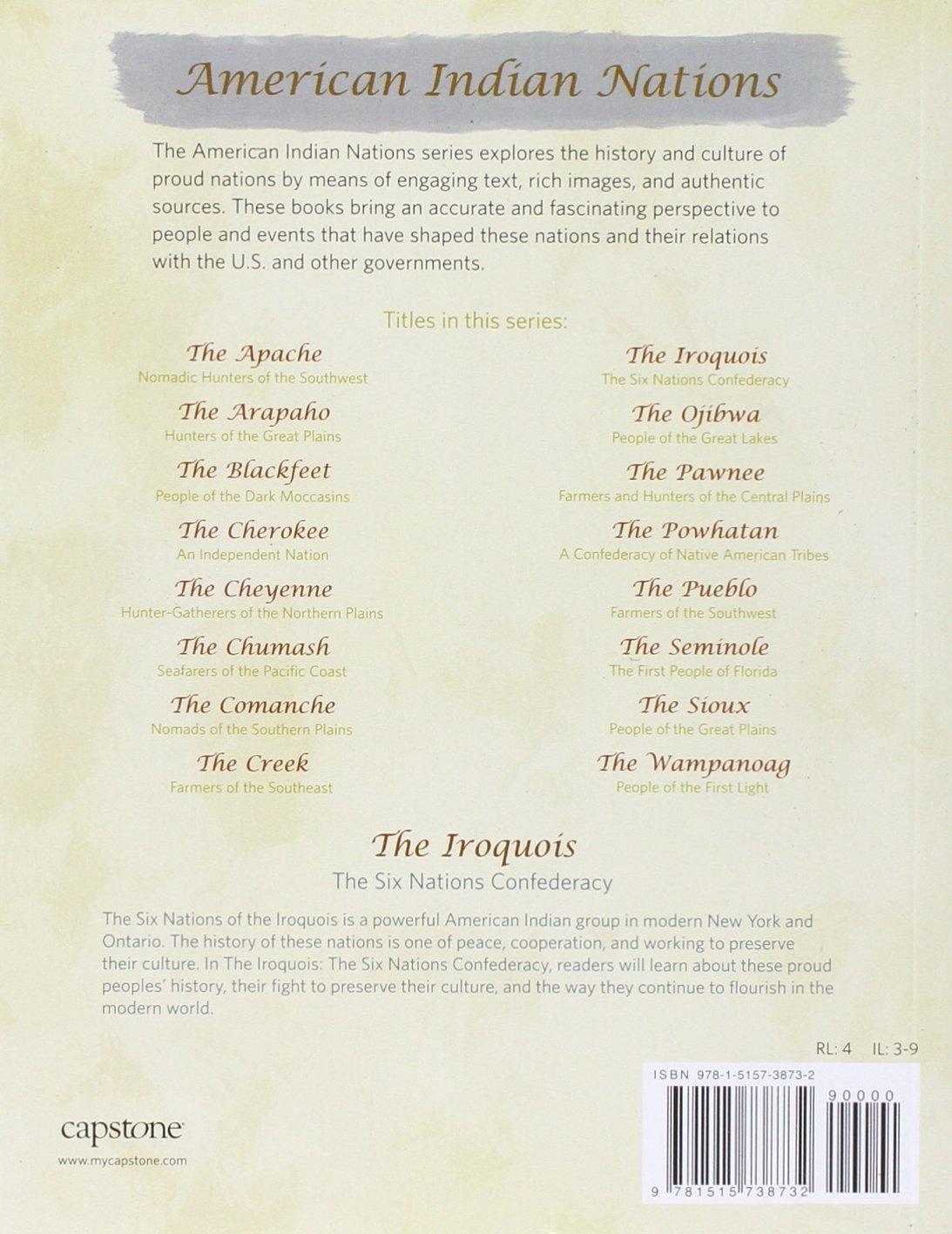 The Iroquois The Six Nations Confederacy American Indian Nations Amazon De Englar Mary Fremdsprachige Bucher