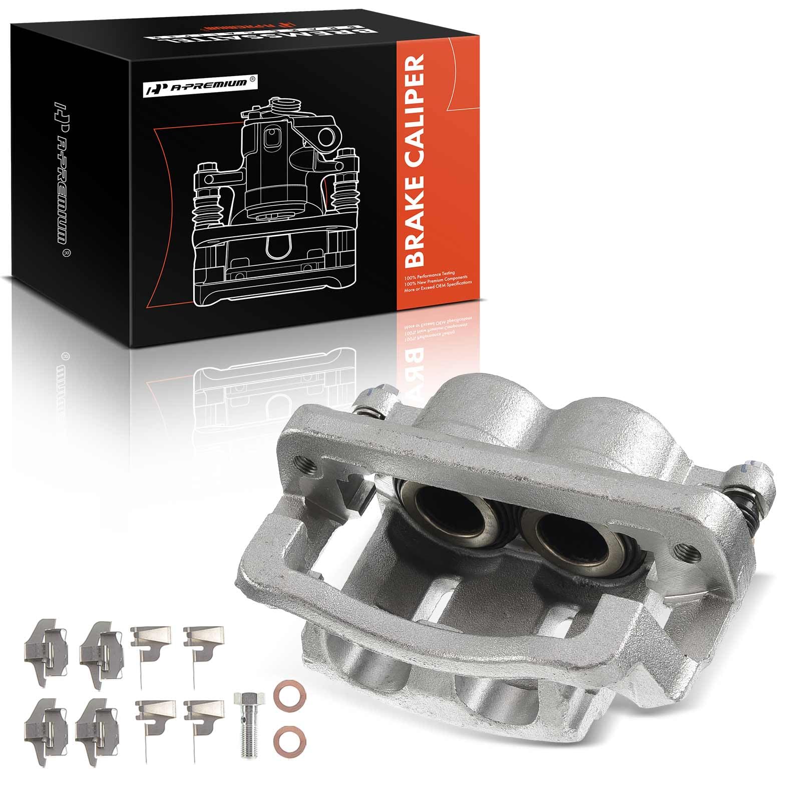 A-Premium Disc Brake Caliper Assembly with Bracket