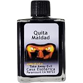 Take Away Evil Oil (Quita Maldad Aceite) Spiritual Anointing Oil by CASA ESOTERICA MAGICK SPACE -Evil-Banishing for Protection and Cleansing-0.5 FL OZ (1 Pack)