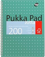 Pukka Pad Metallic Jotta Book A4 Plus 15 Pack 80GSM 200 Pages Green