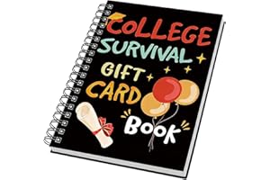 Graduation Card Book 2026 | 7x5in Handmade Survival Booklet | Graduation Card Holder Book | for Graduates Teens Birthday High