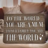 Vetbuosa Mum Night Light Wooden Sign Engraved Gift From Daughter Son view 5