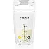 Medela Inc Lot de 100 sacs de rangement pour lait maternel Blanc