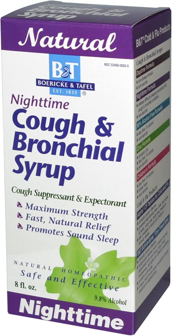 Nighttime Cough Bronchial Syrup Homeopathic Cough