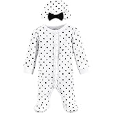 Hudson Baby Unisex Baby Thermal Preemie Sleep and Play and Cap