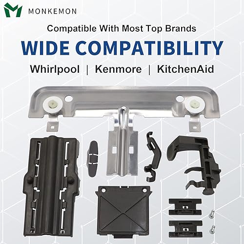 20pcs W10712395 Dishwasher Top Rack Parts for Kenmore Whirlpool