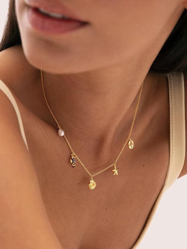 Collier Maritime Plaqué Or Bijoux pour femmes