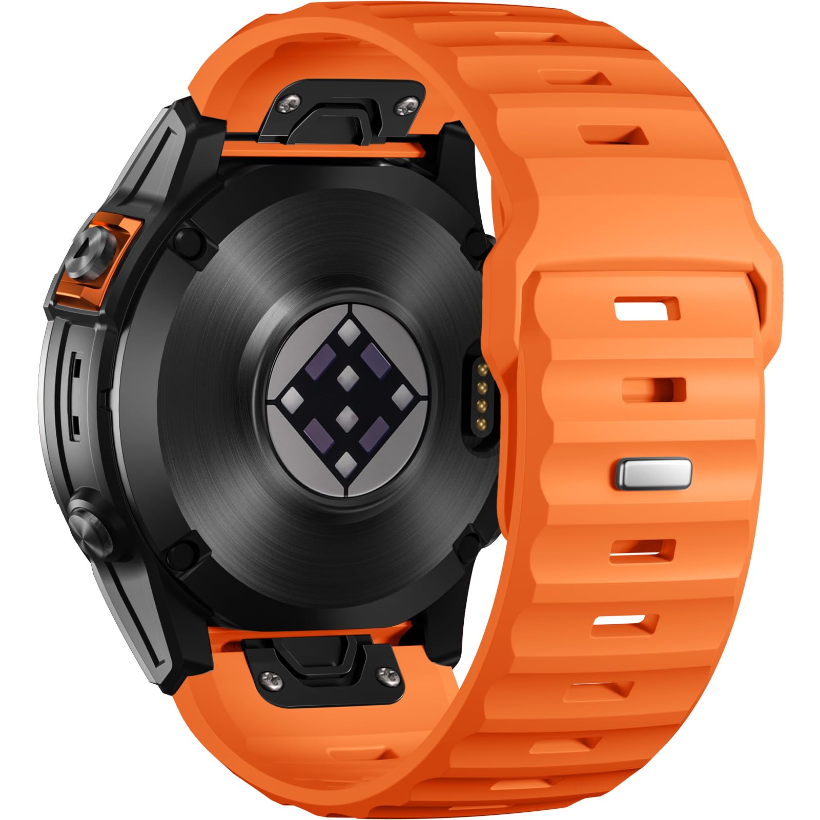 Netolo Quickfit 26mm Silicone Band Compatible with Garmin Fenix 6X Pro/7X/7X Pro/6X/5X/5X Plus/3/3 HR/Instinct 2X Solar