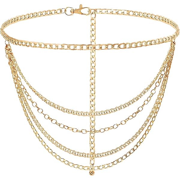 Amazon.com: Chain Belts for Women Fashion Plus Size Waist Chain Belt Gold  Silver Waist Belt Belly Chain Waist Belt Body Chain for Dress (Gold Sun, 37  inch) : Clothing, Shoes & Jewelry