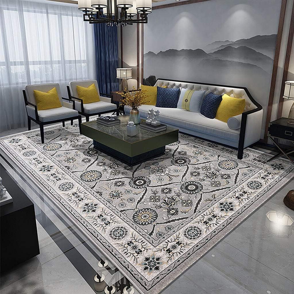 DMGY Luxury NonSlip Area Rug for Living Room, Classic, Retro