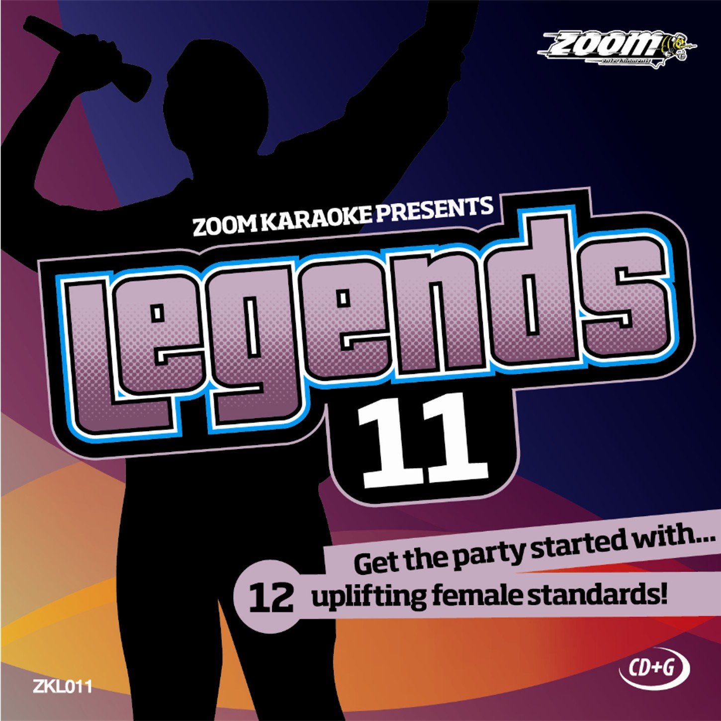Zoom Karaoke CD+G - Legends Volume 11-12 Uplifting Female Standards [Card Wallet]