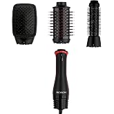 REVLON 3-in-1 Multi-Styler Blow Dryer Brush with 3 Attachments | Volumize, boost roots, or smooth hair, interchangeable brush