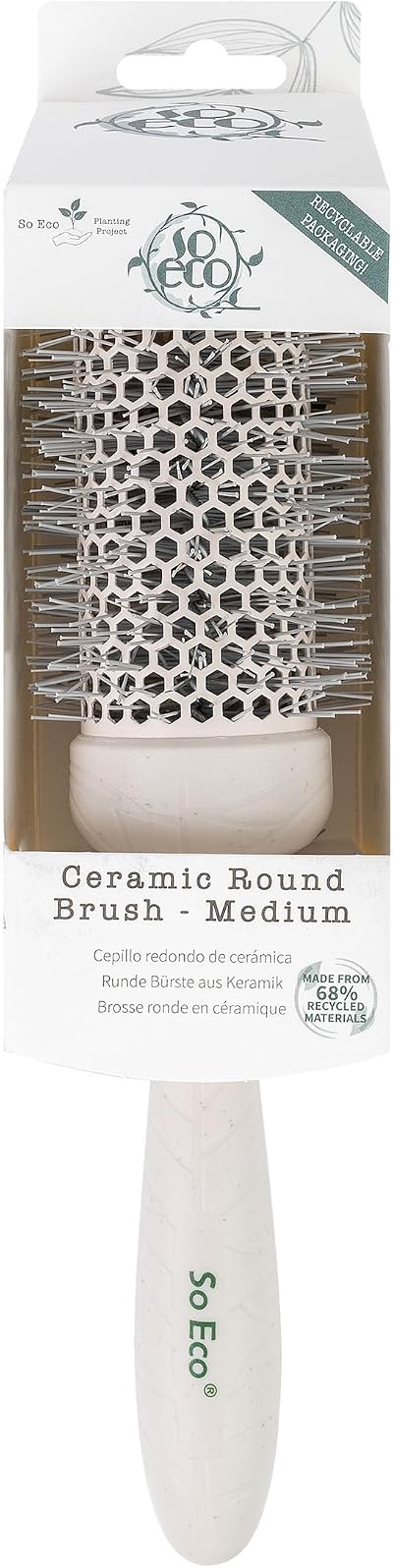 So Eco Medium 43mm Thermo Ceramic Round Brush with Bioplastic Handle