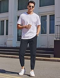 COOFANDY Mens Casual Joggers Pants - Cotton