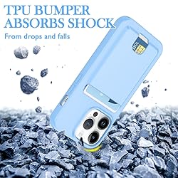 Petocase for iPhone 14 Pro Wallet Case Card Holder
