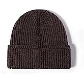 Gossifan Mens Beanie Winter Hats Unisex Soft Warm Stylish Knited Cuffed Skull Cap