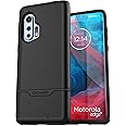 ENCASED Heavy Duty Motorola Edge Plus Case (2020 ONLY) Military Grade Full Body Rugged Cover for Moto Edge+ (Black)