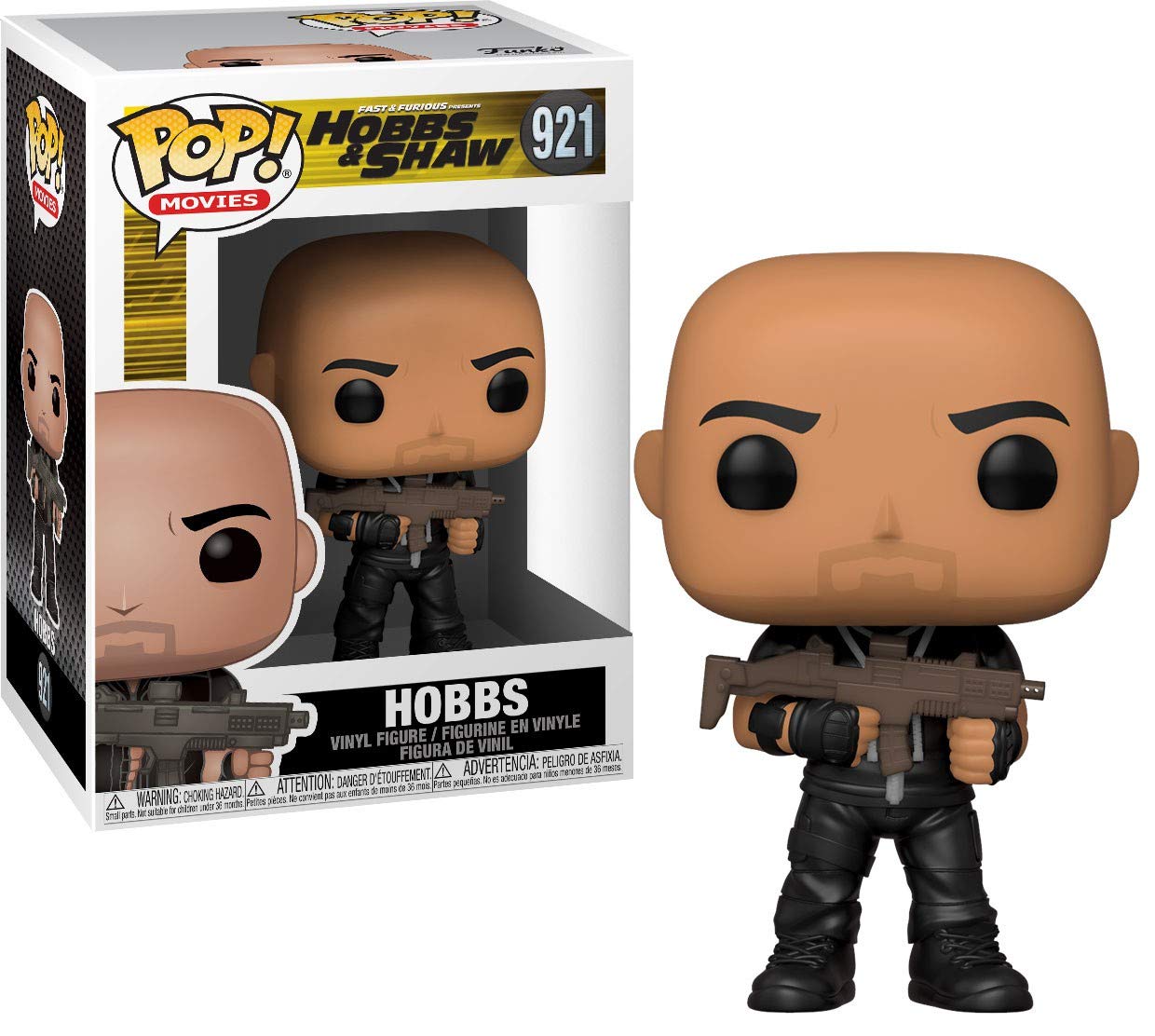 Funko 47753 POP. Movies: Hobbs & Shaw- Hobbs Collectible Toy, Multicolour