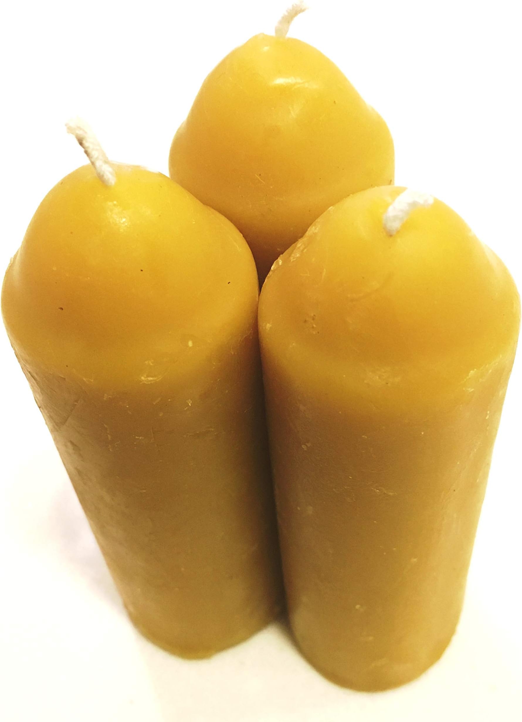 Beeswax Candles - Fits UCO Lantern - 4 Pack, 40 Hours Total - 100% Pure USA Bees Wax - 10 Hours Each - Unscented - All Natural Light Honey Scent